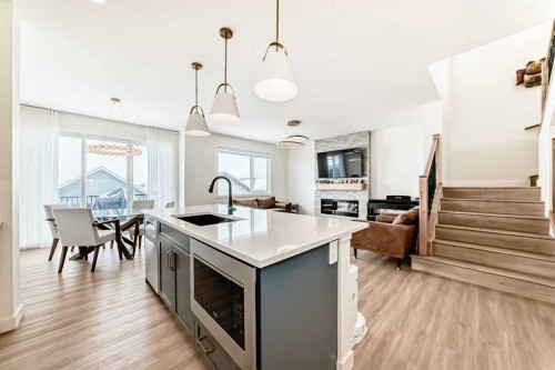 137 Verity Manor Sw, Calgary, AB - Indoor Photo Showing Kitchen With Upgraded Kitchen
