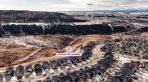 287 Sunset View, Cochrane, AB - Outdoor With View