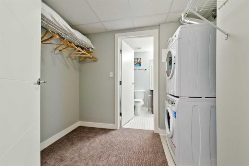 1704-930 6 Avenue Sw, Calgary, AB - Indoor Photo Showing Laundry Room