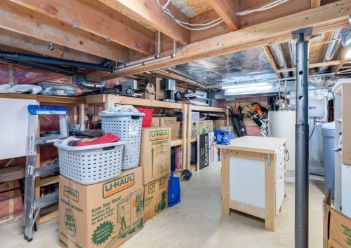 109 Sundown Place Se, Calgary, AB - Indoor Photo Showing Basement