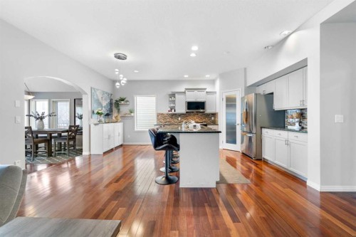 72 Panamount Heights Nw, Calgary, AB - Indoor Photo Showing Kitchen With Upgraded Kitchen