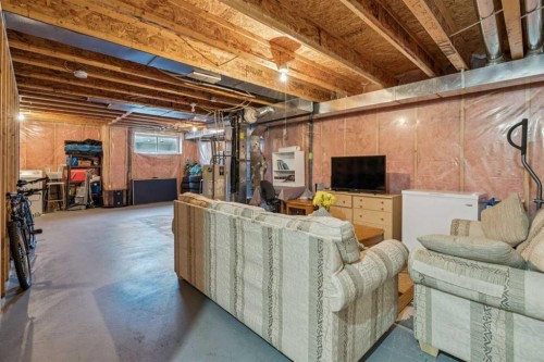 110 Eversyde Common Sw, Calgary, AB - Indoor Photo Showing Basement