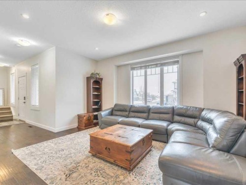 201 Rainbow Falls Glen, Chestermere, AB - Indoor Photo Showing Living Room