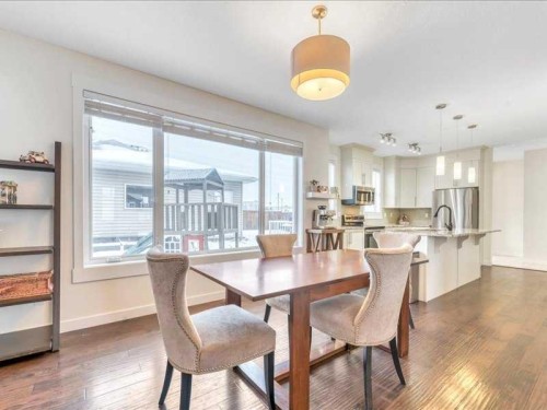 201 Rainbow Falls Glen, Chestermere, AB - Indoor Photo Showing Dining Room