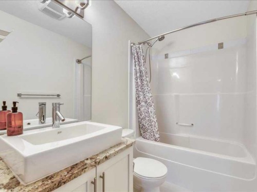 201 Rainbow Falls Glen, Chestermere, AB - Indoor Photo Showing Bathroom