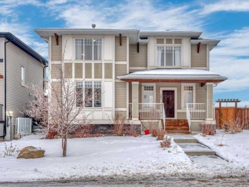 201 Rainbow Falls Glen, Chestermere, AB - Outdoor With Facade