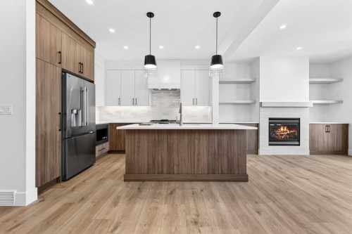 2012 37 Avenue Sw, Calgary, AB - Indoor Photo Showing Kitchen With Upgraded Kitchen