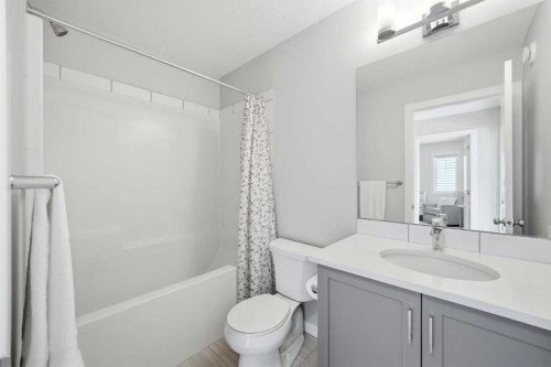 320 Sundown View, Cochrane, AB - Indoor Photo Showing Bathroom