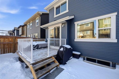 320 Sundown View, Cochrane, AB - Outdoor With Deck Patio Veranda With Exterior
