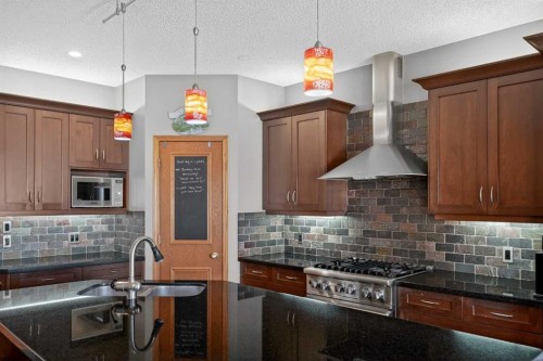 81 Riverwood Crescent Se, Calgary, AB - Indoor Photo Showing Kitchen With Upgraded Kitchen