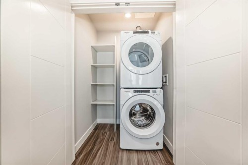 1104-530 3 Street Se, Calgary, AB - Indoor Photo Showing Laundry Room