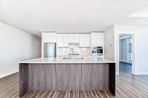 1104-530 3 Street Se, Calgary, AB - Indoor Photo Showing Kitchen With Upgraded Kitchen