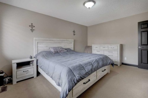 168 Sunset View, Cochrane, AB - Indoor Photo Showing Bedroom