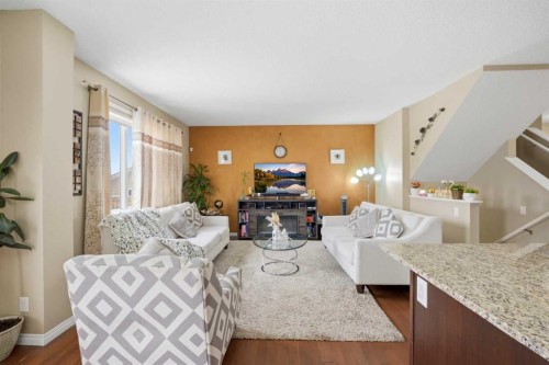 119 Skyview Point Crescent Ne, Calgary, AB - Indoor Photo Showing Living Room