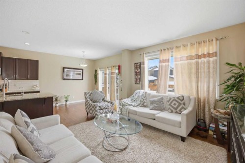 119 Skyview Point Crescent Ne, Calgary, AB - Indoor Photo Showing Living Room