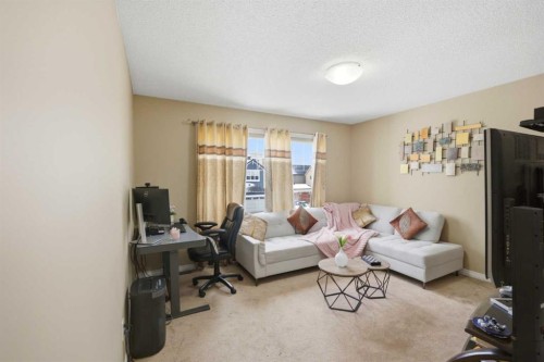 119 Skyview Point Crescent Ne, Calgary, AB - Indoor Photo Showing Living Room