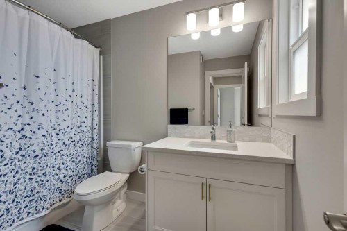 216 Creekstone Row Sw, Calgary, AB - Indoor Photo Showing Bathroom