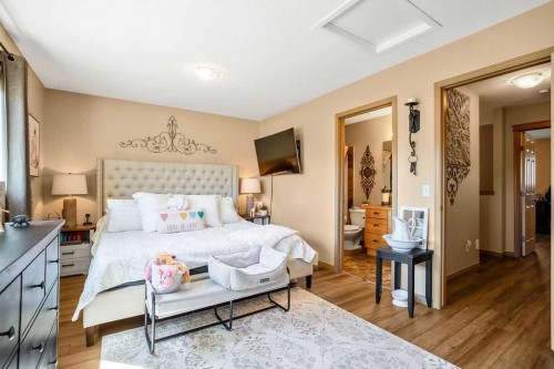 49 Spring Meadows Bay, Okotoks, AB - Indoor Photo Showing Bedroom