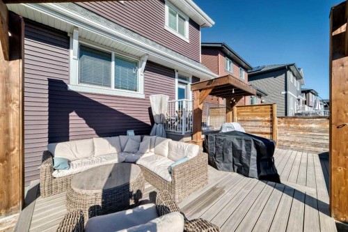 236 Sundown Road, Cochrane, AB - Outdoor With Deck Patio Veranda With Exterior
