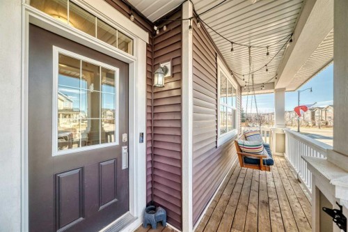 236 Sundown Road, Cochrane, AB - Outdoor With Deck Patio Veranda With Exterior