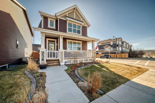 236 Sundown Road, Cochrane, AB - Outdoor With Deck Patio Veranda
