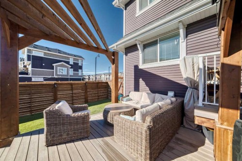236 Sundown Road, Cochrane, AB - Outdoor With Deck Patio Veranda