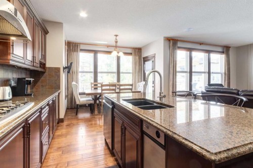 12 Mahogany Heath Se, Calgary, AB - Indoor Photo Showing Kitchen With Double Sink With Upgraded Kitchen
