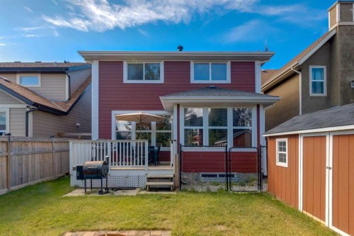 12 Mahogany Heath Se, Calgary, AB - Outdoor With Deck Patio Veranda