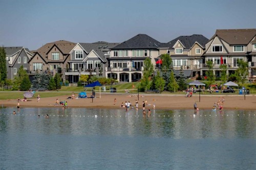 12 Mahogany Heath Se, Calgary, AB - Outdoor With Body Of Water With Facade