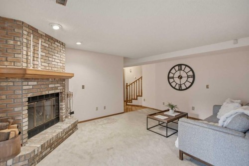 240 Varsity Estates Terrace Nw, Calgary, AB - Indoor Photo Showing Living Room With Fireplace