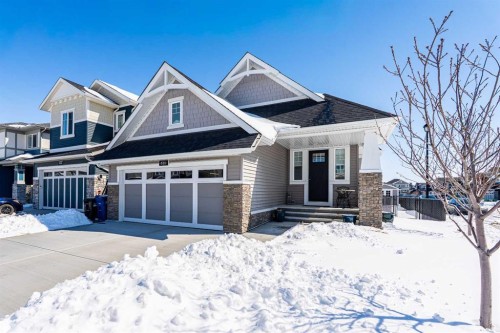 511 Kingsmere Way Se, Airdrie, AB - Outdoor With Facade