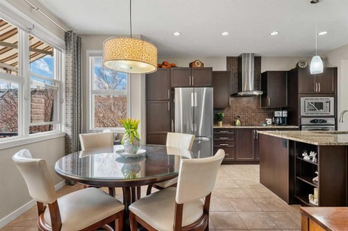 6 Chaparral Valley Square Se, Calgary, AB - Indoor Photo Showing Dining Room