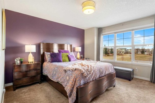 6 Chaparral Valley Square Se, Calgary, AB - Indoor Photo Showing Bedroom