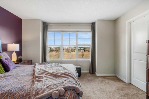 6 Chaparral Valley Square Se, Calgary, AB - Indoor Photo Showing Bedroom
