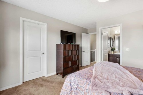 6 Chaparral Valley Square Se, Calgary, AB - Indoor Photo Showing Bedroom