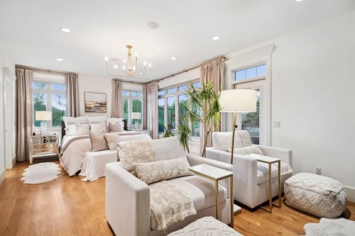 108 Posthill Drive Sw, Calgary, AB - Indoor Photo Showing Living Room