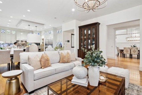108 Posthill Drive Sw, Calgary, AB - Indoor Photo Showing Living Room