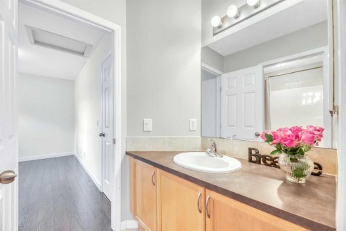 84 Evermeadow Manor Sw, Calgary, AB - Indoor Photo Showing Bathroom