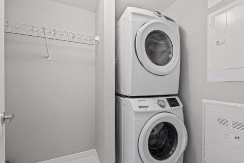 409-4350 Seton Drive Se, Calgary, AB - Indoor Photo Showing Laundry Room