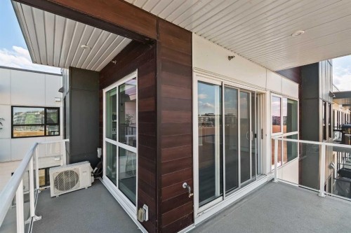 409-4350 Seton Drive Se, Calgary, AB - Outdoor With Deck Patio Veranda With Exterior