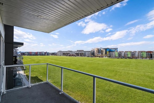 409-4350 Seton Drive Se, Calgary, AB - Outdoor With Balcony With View