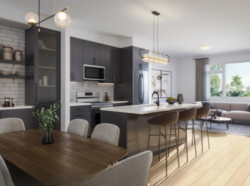 8229 21 Avenue Se, Calgary, AB - Indoor Photo Showing Dining Room