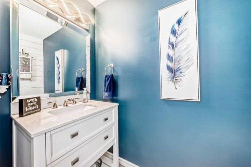 15 Spring Meadows Bay, Okotoks, AB - Indoor Photo Showing Bathroom