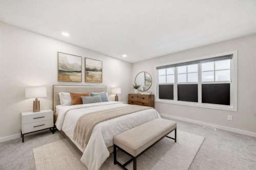 149 Lavender Manor Se, Calgary, AB - Indoor Photo Showing Bedroom