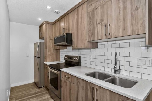 1351 Cornerstone Boulevard Ne, Calgary, AB - Indoor Photo Showing Kitchen With Double Sink
