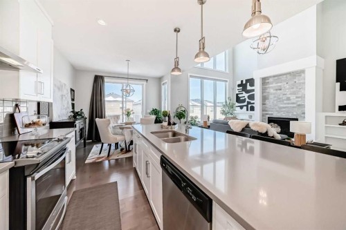 64 Nolancrest Manor Nw, Calgary, AB - Indoor Photo Showing Kitchen With Double Sink With Upgraded Kitchen