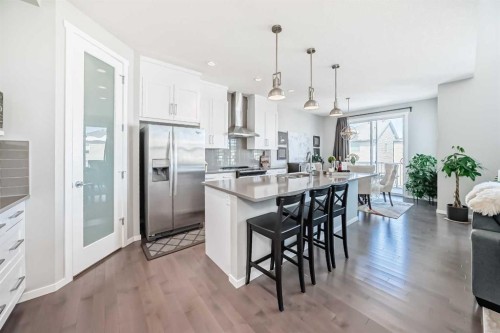 64 Nolancrest Manor Nw, Calgary, AB - Indoor Photo Showing Kitchen With Upgraded Kitchen