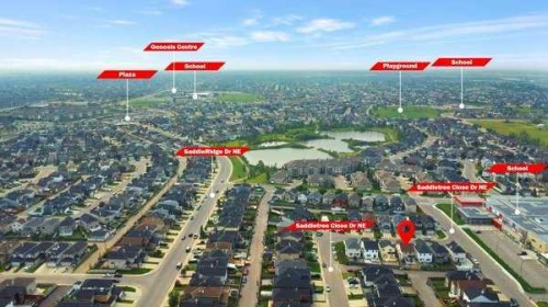 16 Saddletree Close Ne, Calgary, AB - Outdoor With View