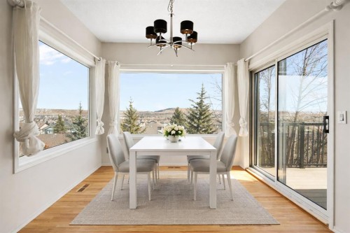 38 Bow Ridge Link Link, Cochrane, AB - Indoor Photo Showing Dining Room
