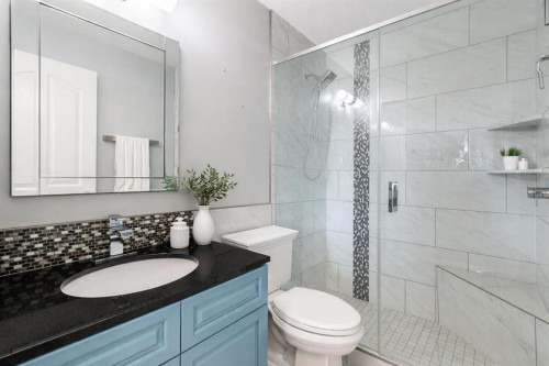 38 Bow Ridge Link Link, Cochrane, AB - Indoor Photo Showing Bathroom